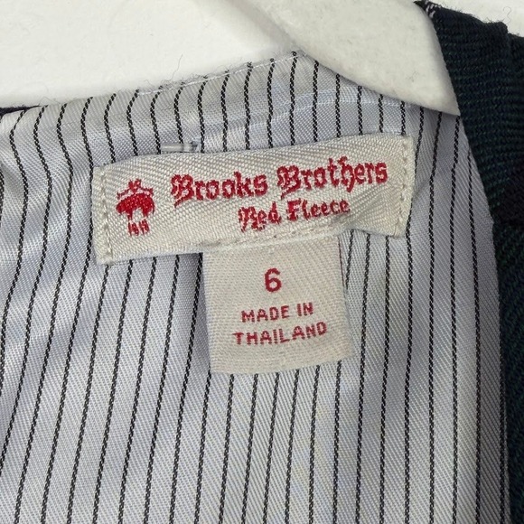 Brooks Brothers Womens Tartan Plaid Wool Sheath Dress Twee Acadamia Green Size 6 - Picture 11 of 13